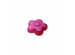 4016318293771 - Dekomagnet Magnet Kühlschrankmagnet Pinnwandmagnet Ø 30 mm Blume rot-rosa 1 Stück