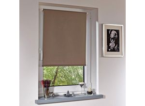 4016318348044 - Bella Casa Klemmfix-Rollo Verdunkelung ca 150 x 120 cm stone