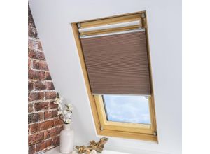 4016318386831 - Universal Dachfenster-Wabenplissee  67 x 141 cm beige