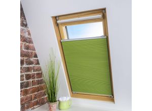 4016318386862 - Universal Dachfenster-Wabenplissee  55 x 141 cm grün