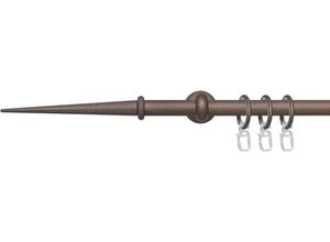 4016318402524 - Gardinenstange Esp Spitze Gardinenstangen Gr L 200 cm Ø 16 mm 1 läufig braun (rost) Gardinenstangen Wandmontage 1-läufig im Fixmaß Ø 16 mm