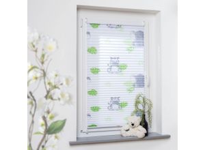 4016318407420 - Liedeco Plissee »Hanni & Luc« Lichtschutz ohne Bohren verspannt Klemmfix Kinderzimmermotiv