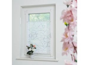 4016318408267 - Liedeco Plissee »Ausbrenner Grafik« Lichtschutz ohne Bohren verspannt