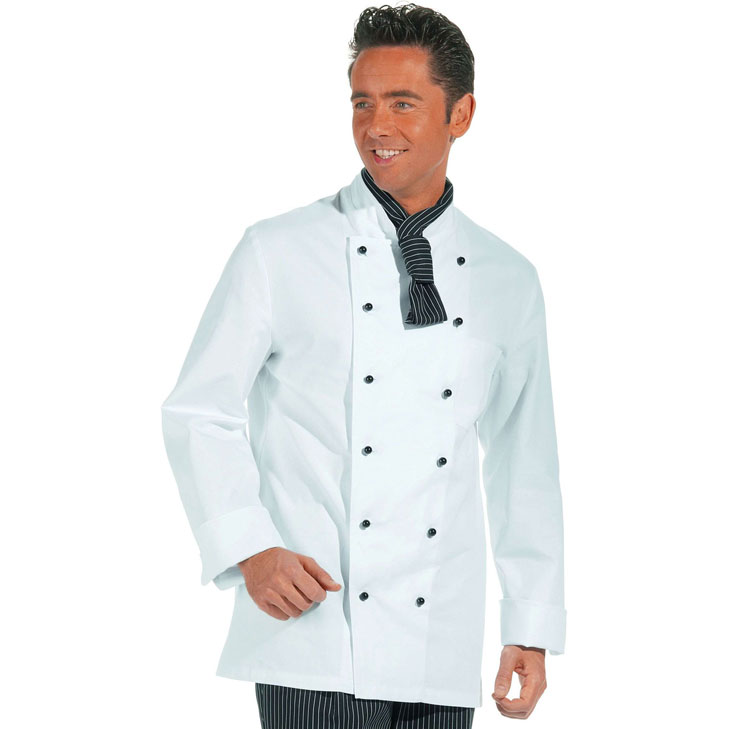 4016364026217 - Kochjacke 1 1 Arm 100% Baumwolle Feinköper ca 200 g m² weiß 4016364026217 - Kochjacke 1 1 Arm 100% Baumwolle Feinköper ca 200 g m² weiß