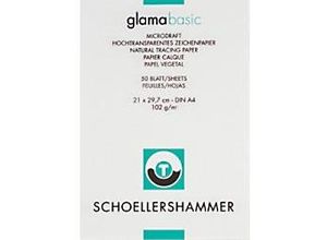 4016443250472 - SCHOELLERSHAMMER Skizzenblock DIN A4 100 g m2 210 x 297 mm Transparent 50 Blatt