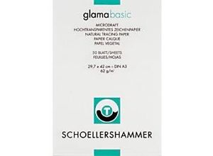 4016443250564 - SCHOELLERSHAMMER Skizzenblock DIN A3 Matt 62 g m2 297 x 420 mm Transparent 50 Blatt