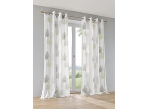 4016478080266 - Vorhang »Belinda« (1 St) Gardine halbtransparent Ausbrenner bedruckt Viskose-Polyester 4016478080266 - Vorhang »Belinda« (1 St) Gardine halbtransparent Ausbrenner bedruckt Viskose-Polyester