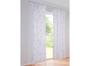 4016478081959 - Gardine HEINE HOME Gardinen Gr 175cm Schlaufenaufhängung Schlaufen 130cm weiß (sanftes weiß)