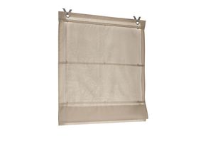 4016478098100 - Raffrollo HEINE HOME Raffrollos Gr 210 cm Ösen 80 cm beige (natur) Raffrollos halbtransparent