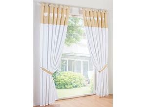 4016478102289 - Vorhang HEINE HOME Gr 4 weiß (weiß natur) Gardinen 245cm Schlaufenaufhängung Schlaufen 110cm Baumwolle B110cm H245cm 4016478102289 - Vorhang HEINE HOME Gr 4 weiß (weiß natur) Gardinen 245cm Schlaufenaufhängung Schlaufen 110cm Baumwolle B110cm H245cm