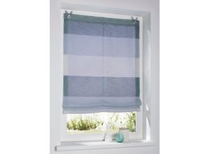 4016478974756 - Raffrollo HEINE HOME Raffrollos Gr 120 cm Ösen 60 cm blau (aqua)