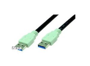 4016514071036 - USB-Kabel usb 32 Gen1 (usb 30   usb 31 Gen1) usb-a Stecker usb-a Stecker 100 m Schwarz - Bachmann