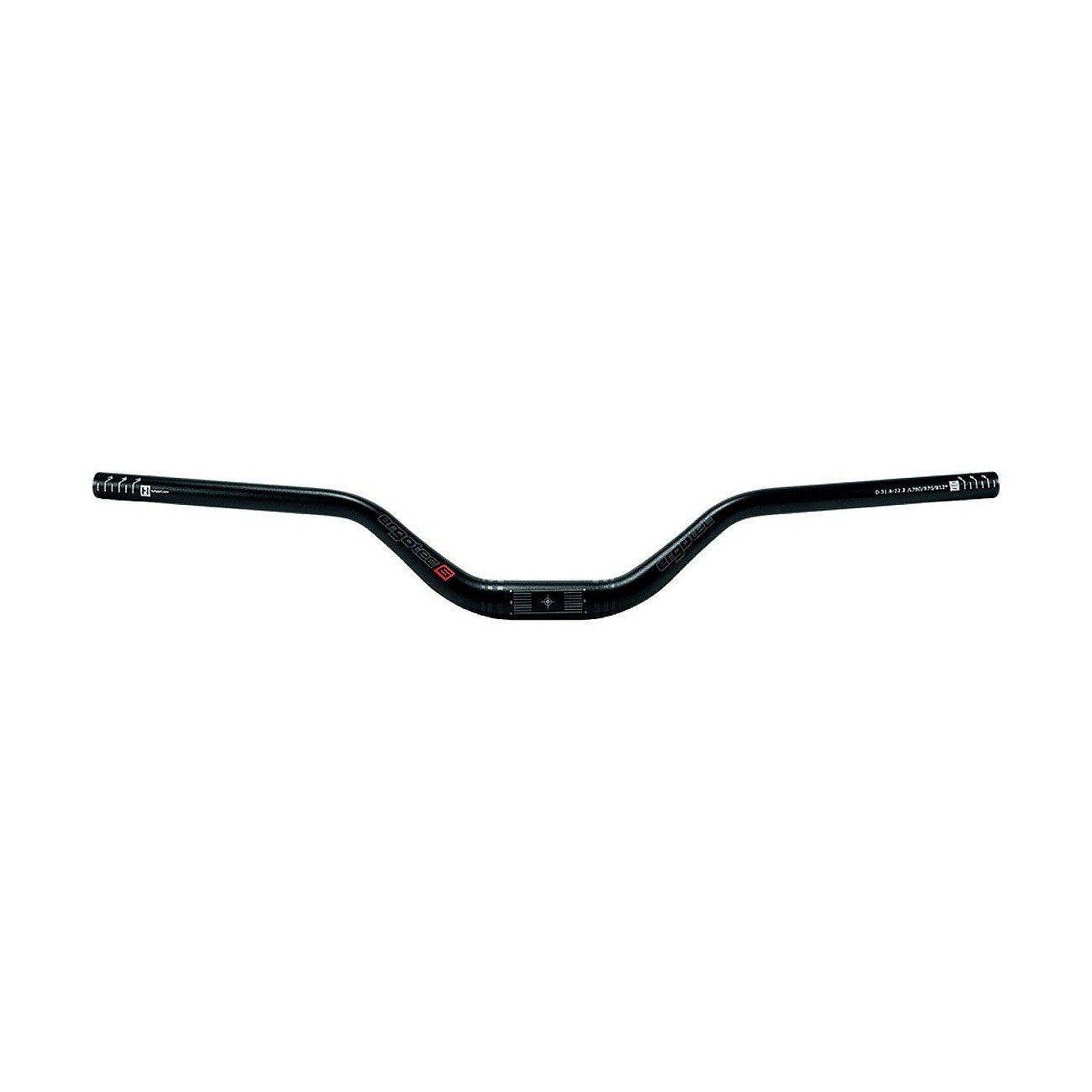 4016538101191 - Ergonomischer Riser Lenker 70mm Schwarz 318 x 780mm 4016538101191 - Ergonomischer Riser Lenker 70mm Schwarz 318 x 780mm