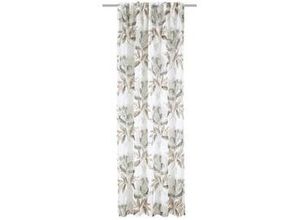 4016546080587 - Verdunklungsschal mit Gardinenband taupe 135x245 cm Gardinen