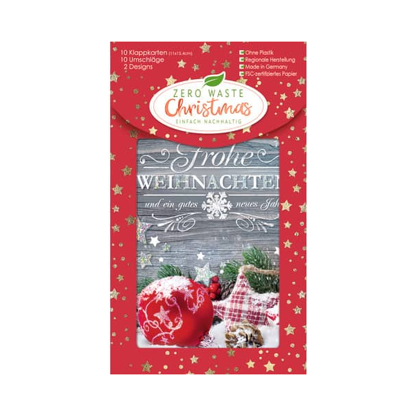 4016723207714 - DTWeihnachtskarten 10ST sortiert 4016723207714 Head 10 Stück