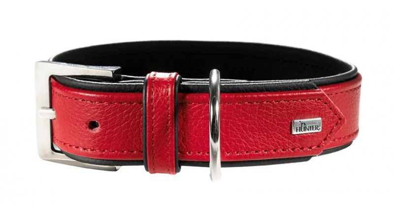 4016739618375 - Hunter Hundehalsband Capri 35 rot 24-30cm x 18cm