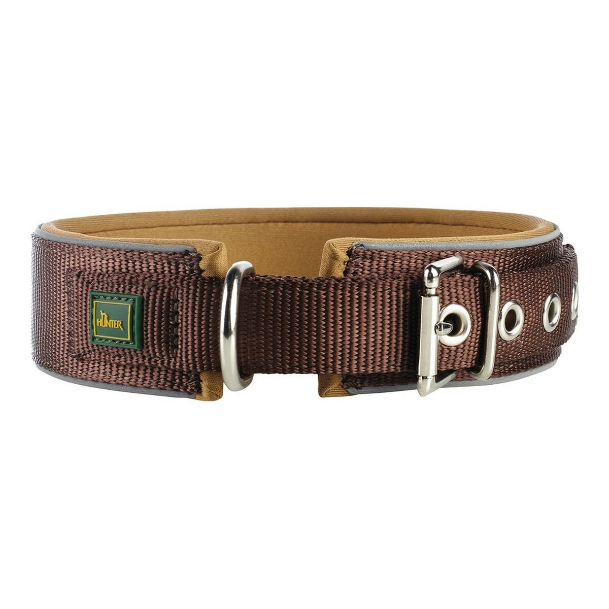 4016739640949 - Hundehalsband Neoprene Reflect Braun (49-56 cm)