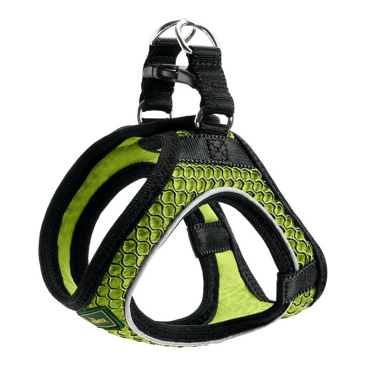 4016739666277 - Hundegeschirr Hilo-Comfort Neongrün M (55-60 cm)