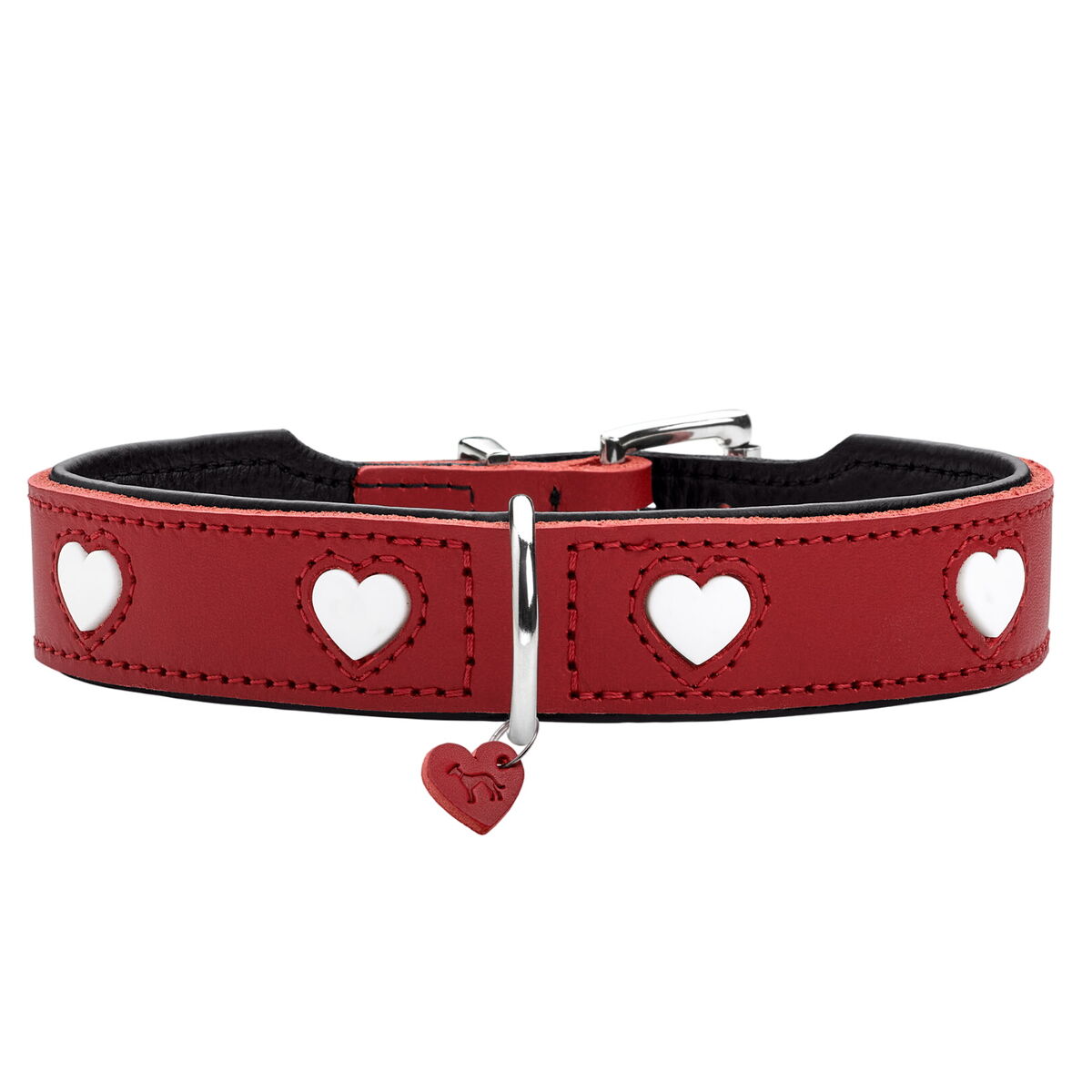 4016739699015 - Hundehalsband Love XS S 30-34 cm Rojo Blanco