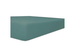 4016765047187 - Wäschefabrik Kneer Ek - Kneer Fein-Jersey Spannbetttuch für Matratzen bis 22 cm Höhe Qualität 50 Farbe salbei 90-100x190-200 cm