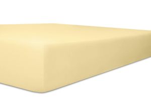 4016765323038 - Spannbettlaken KNEER Vario-Stretch-Topper Laken Gr B L 140 cm x 200 cm 1 St Jersey-Modal 4-12 cm 140 x 200 cm beige (leinen) Spannbettlaken mit Tunnelsaum