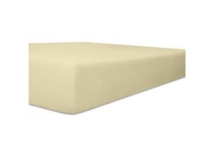 4016765324493 - Spannbettlaken KNEER Vario-Stretch-Topper Laken Gr B L 160 cm x 200 cm 1 St Jersey-Modal 4-12 cm 160 x 200 cm beige (ecru) Spannbettlaken mit Tunnelsaum