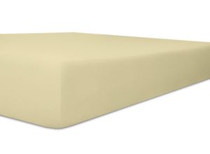 4016765328446 - Spannbettlaken KNEER Vario-Stretch-Topper Laken Gr B L 200 cm x 200 cm 1 St Jersey-Modal 4-12 cm 200 x 200 cm beige (natur) Spannbettlaken mit Tunnelsaum