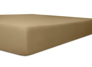 4016765333662 - Spannbettlaken KNEER Vario-Stretch-Topper Laken Gr B L 140 cm x 200 cm 1 St Jersey-Modal 4-12 cm 140 x 200 cm braun (toffee) Spannbettlaken mit Tunnelsaum