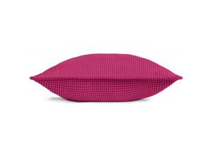 4016765403334 - Kneer la Diva Pique Kissenbezug mit Hotelverschluss Qualität 91 Farbe pink Größe 40x40 cm