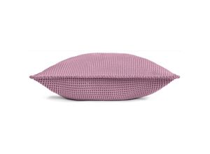 4016765407158 - Kneer la Diva Pique Kissenbezug mit Hotelverschluss Qualität 91 Farbe rosé Größe 40x40 cm