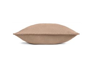 4016765407479 - Kneer la Diva Pique Kissenbezug mit Hotelverschluss Qualität 91 Farbe sand Größe 40x40 cm