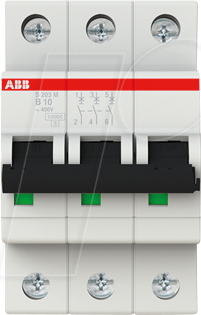 4016779549677 - 2CDS273001R0105 S203M-B10 Leitungsschutzschalter 3polig