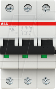 4016779549721 - S203M-B32 - Leitungsschutzschalter Char B 32 A 3 polig