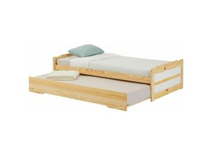 4016787050899 - - Ausziehbett lorena 90x190 cm Kiefer in natur weiß