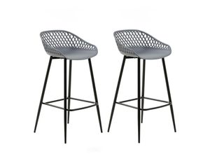 4016787120141 - - Barhocker irek im 2er Set Kunststoff in anthrazit 4016787120141 - - Barhocker irek im 2er Set Kunststoff in anthrazit