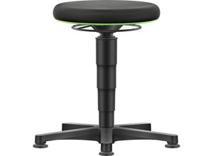 4016849950433 - Allround Hocker Stoff mit Bodengleitern Flexring grün