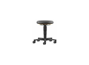 4016849951997 - Allround Hocker Kunstleder mit Rollen Flexring orange