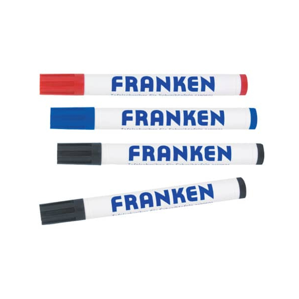 4016946019033 - Boardmarker-Set Z1903 Etui 4-farbig sortiert 2-6mm Rundspitze 4016946019033 Franken