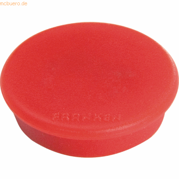 4016946051651 - Haftmagnete HM1001 rund 13x7mm (ØxH) rot 100g Haftkraft 4016946051651 HM10 01 10 Stück