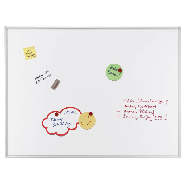 4016946056632 - FRANKEN ECO Whiteboard SC4103 Wandmontiert Magnetisch Lackierter Stahl 120 x 90 cm