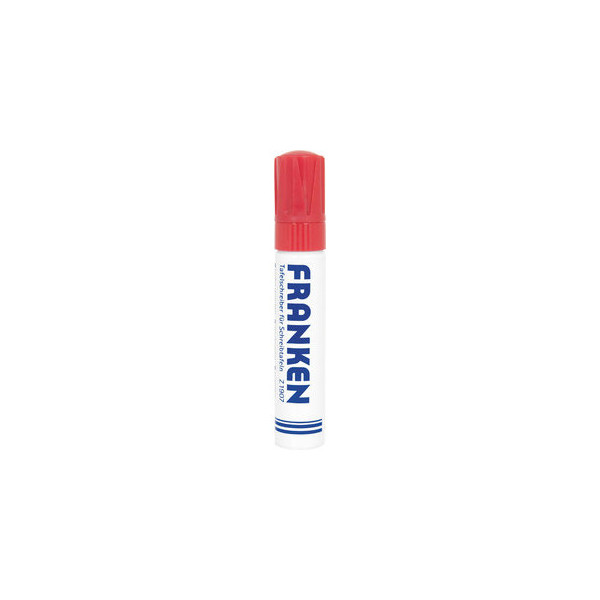 4016946061421 - FRANKEN JumboMarker Strichstärke 4-12 mm rot Keilspitze Whiteboard-Marker nachfüllbar trocken - 1 Stück (Z1910 01)