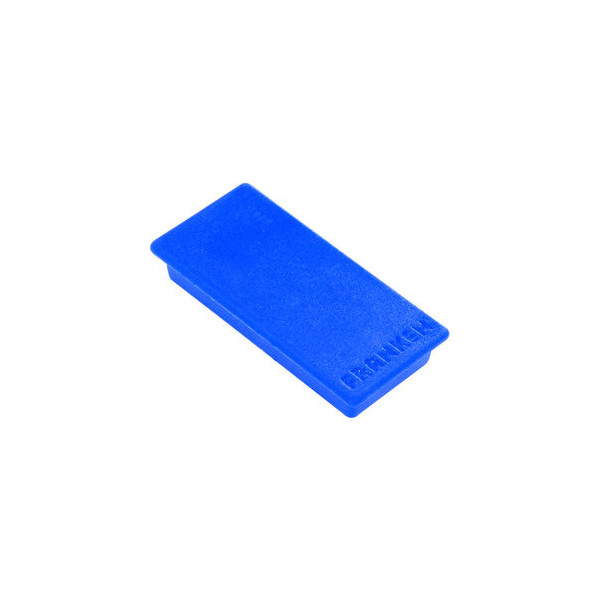 4016946183437 - Haftmagnete HM235003 eckig 23x50mm (BxL) blau 1000g Haftkraft 4016946183437 HM235003 10 Stück