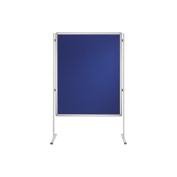 4016946207683 - Whiteboard Magnetisch Wandmontage 150 (B) x 120 (H) cm Aluminium Blau Weiß