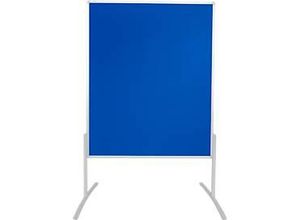4016946207829 - Moderationstafel Pro Line Hoch- & Querformat beidseitig verwendbar B 1200 x H 1500 mm Filzoberfläche blau
