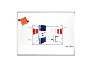 4016946208116 - Schreibtafel PRO doppelseitig weiß 120x150cm magnet