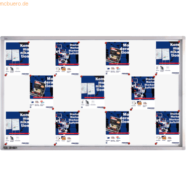 4016946223676 - Schaukasten PRO SK6127 27 x A4 Schiebtür Metallrückwand weiß silber magnetisch 4016946223676 Franken 4016946223676 - Schaukasten PRO SK6127 27 x A4 Schiebtür Metallrückwand weiß silber magnetisch 4016946223676 Franken
