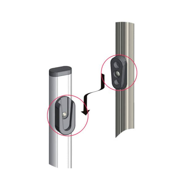 4016946700313 - Blitzverschluss für Moderationstafeln ECO VE=1 Set zur Befesti