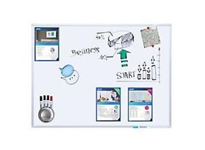 4016946706735 - Whiteboard X-tra!Line Wandmontage im Hoch- & Querformat Stahl weiß lackiert & Aluminiumrahmen magnethaftend Ablageschale B 1500 x H 1200 mm