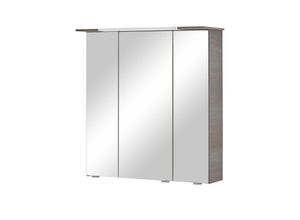 4017026088116 - smart Spiegelschrank Onda - grau - Materialmix - 65 cm - 70 cm - 16 cm - Möbel Kraft