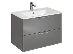 4017026110022 - Waschtisch-Unterschrank Ulm mit Keramikbecken 54 x 75 x 45 cm